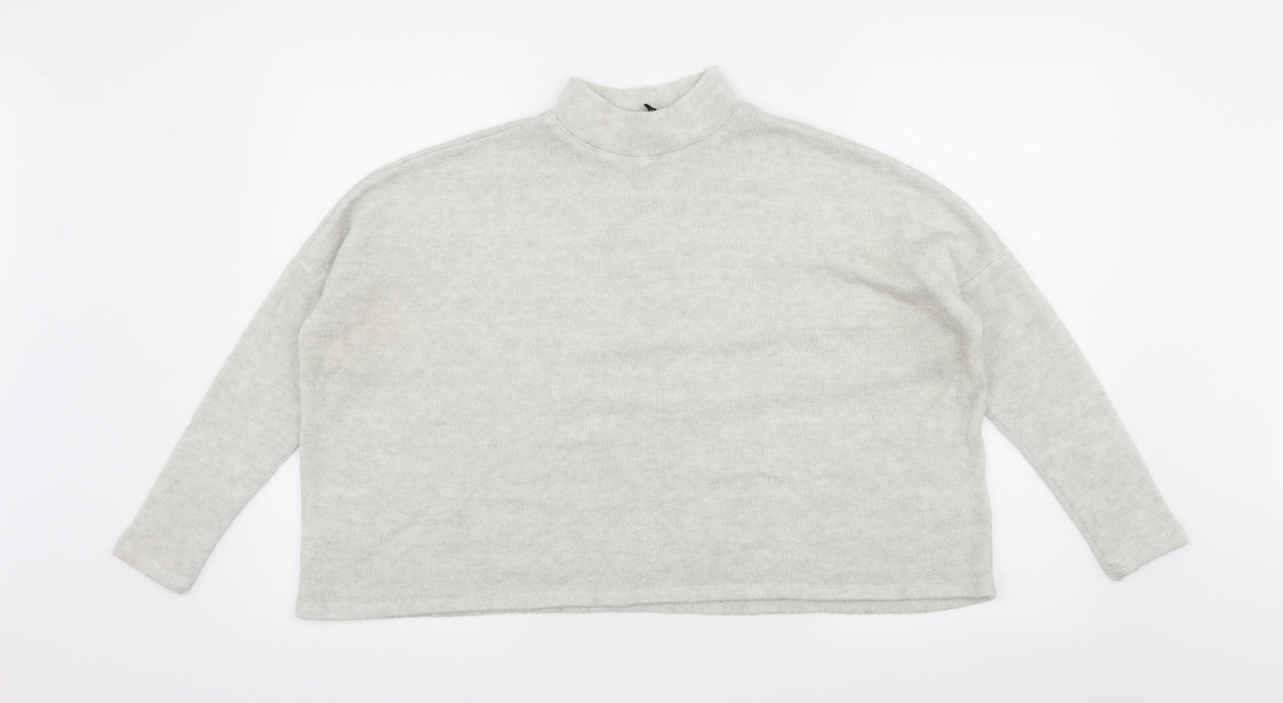 Divided by H&M Womens Ivory  Knit Pullover Jumper Size S