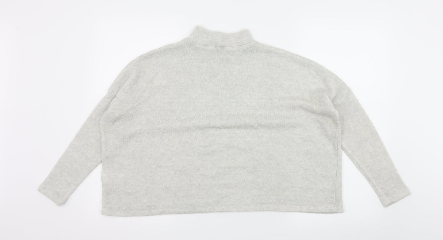 Divided by H&M Womens Ivory  Knit Pullover Jumper Size S
