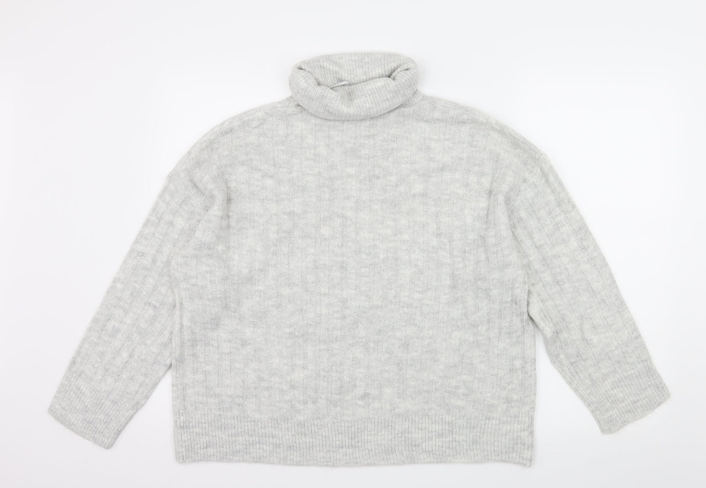 George Womens Grey  Knit Pullover Jumper Size M