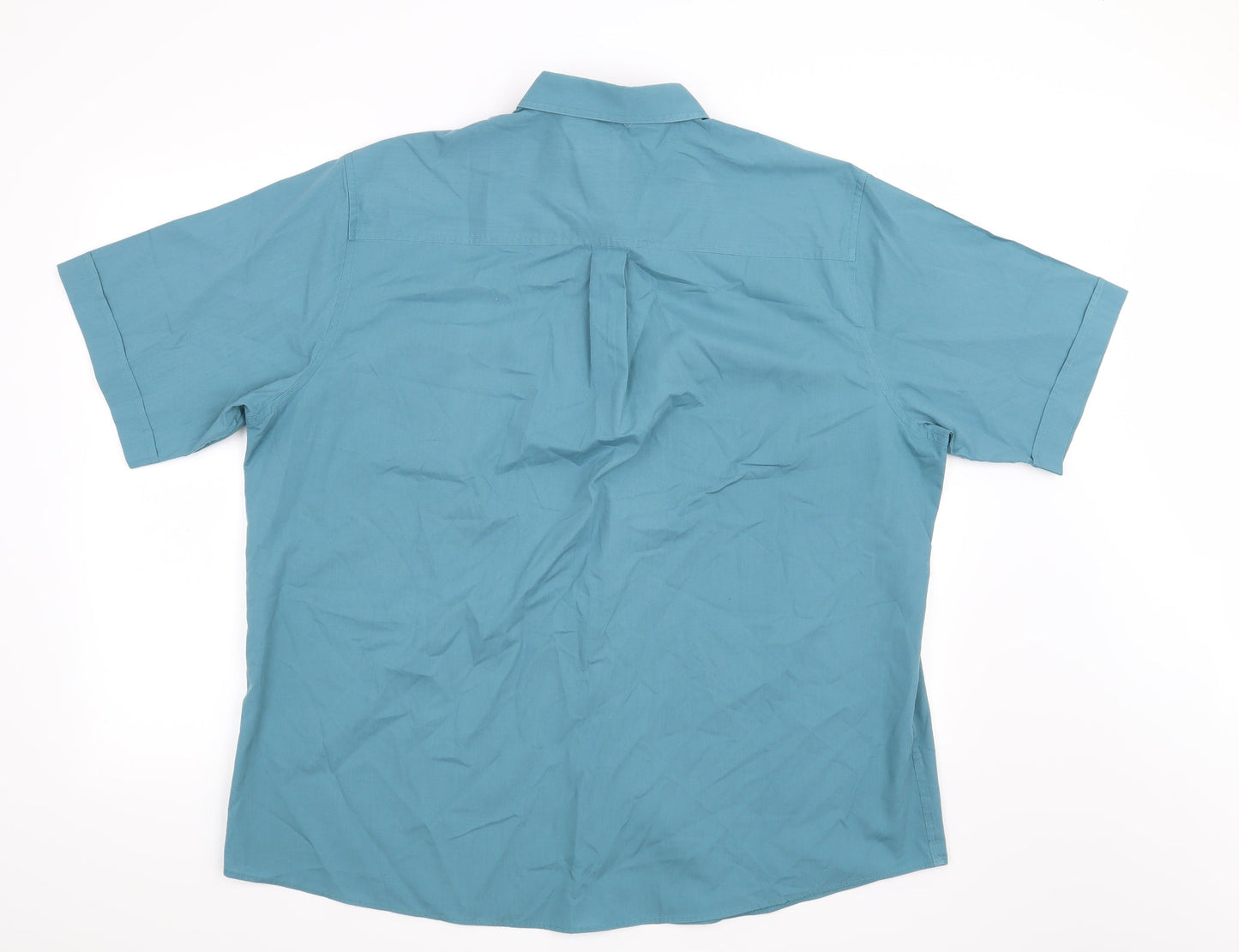 Premier Man Mens Green    Button-Up Size XL