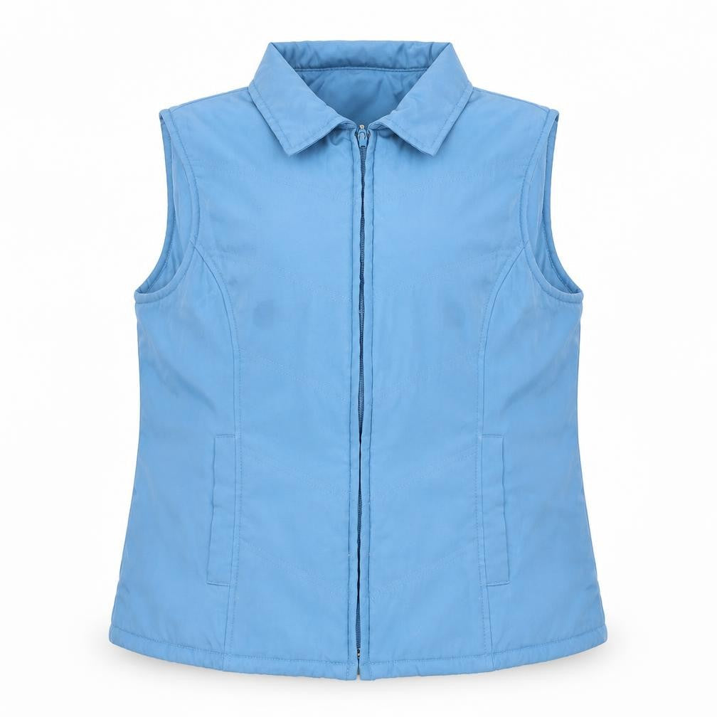 EWM Womens Blue   Gilet Coat Size M