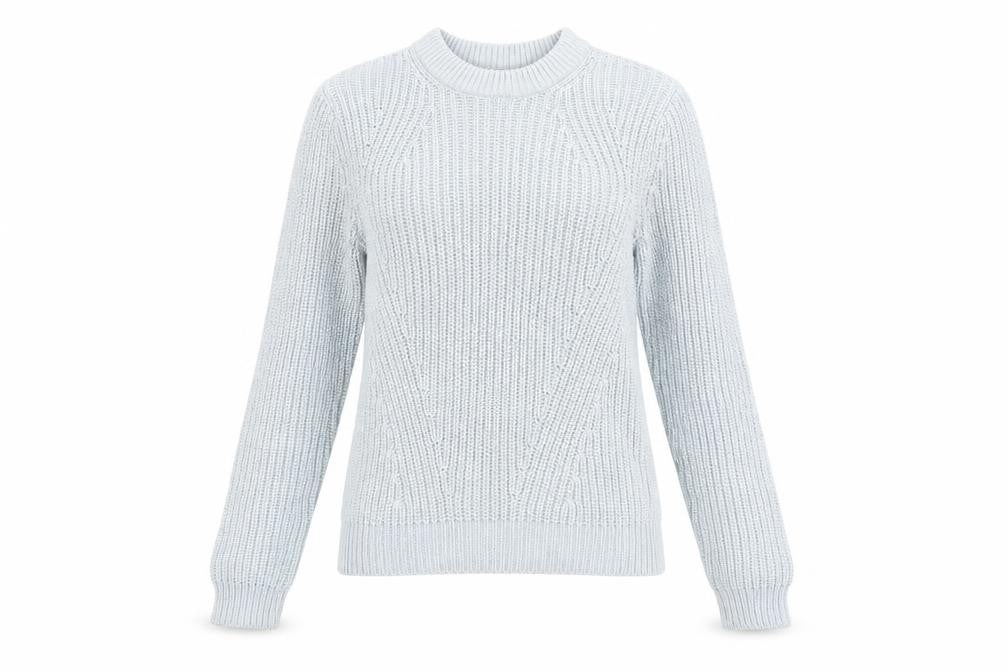 H&M Womens Blue  Knit Pullover Jumper Size XS