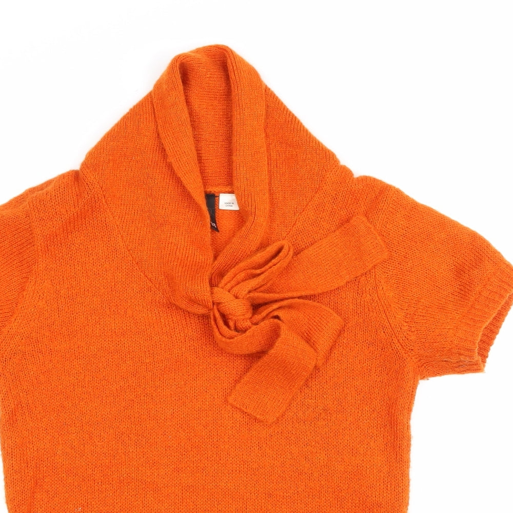 H&M Womens Orange   Pullover Jumper Size 10