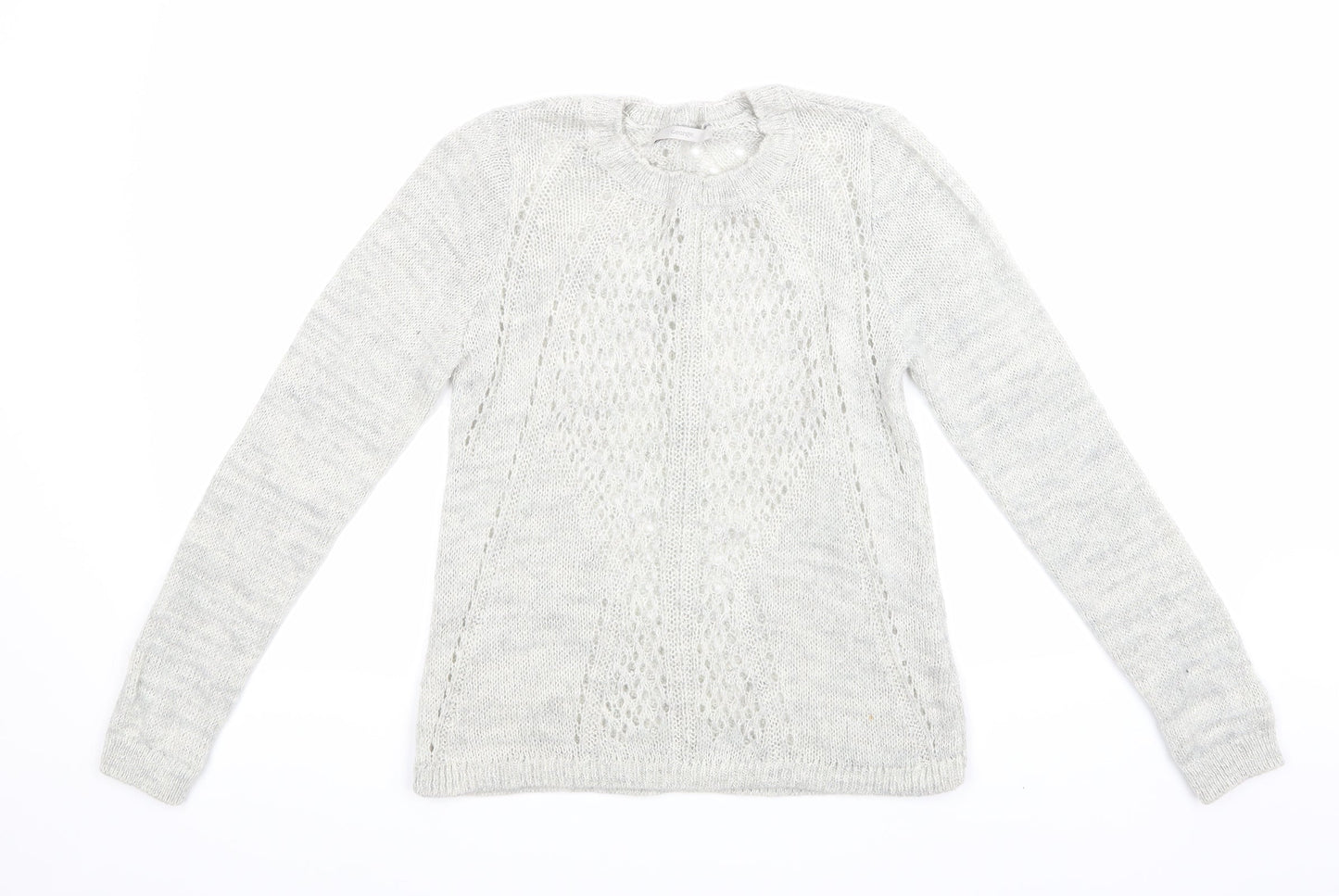 George Womens Grey  Knit Pullover Jumper Size 8