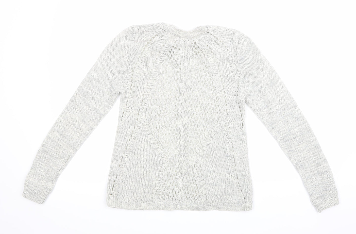 George Womens Grey  Knit Pullover Jumper Size 8