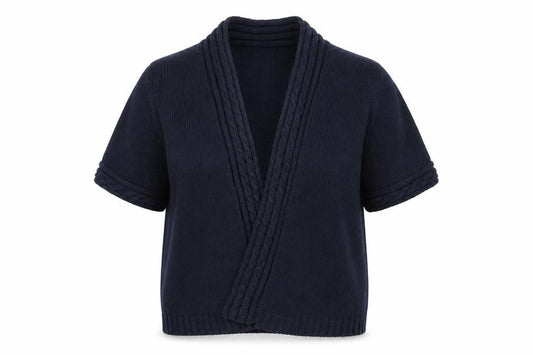Isle Womens Blue  Knit Cardigan Jumper Size M