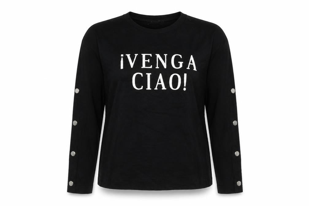Bershka Womens Black   Pullover Sweatshirt Size M