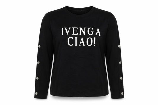 Bershka Womens Black   Pullover Sweatshirt Size M