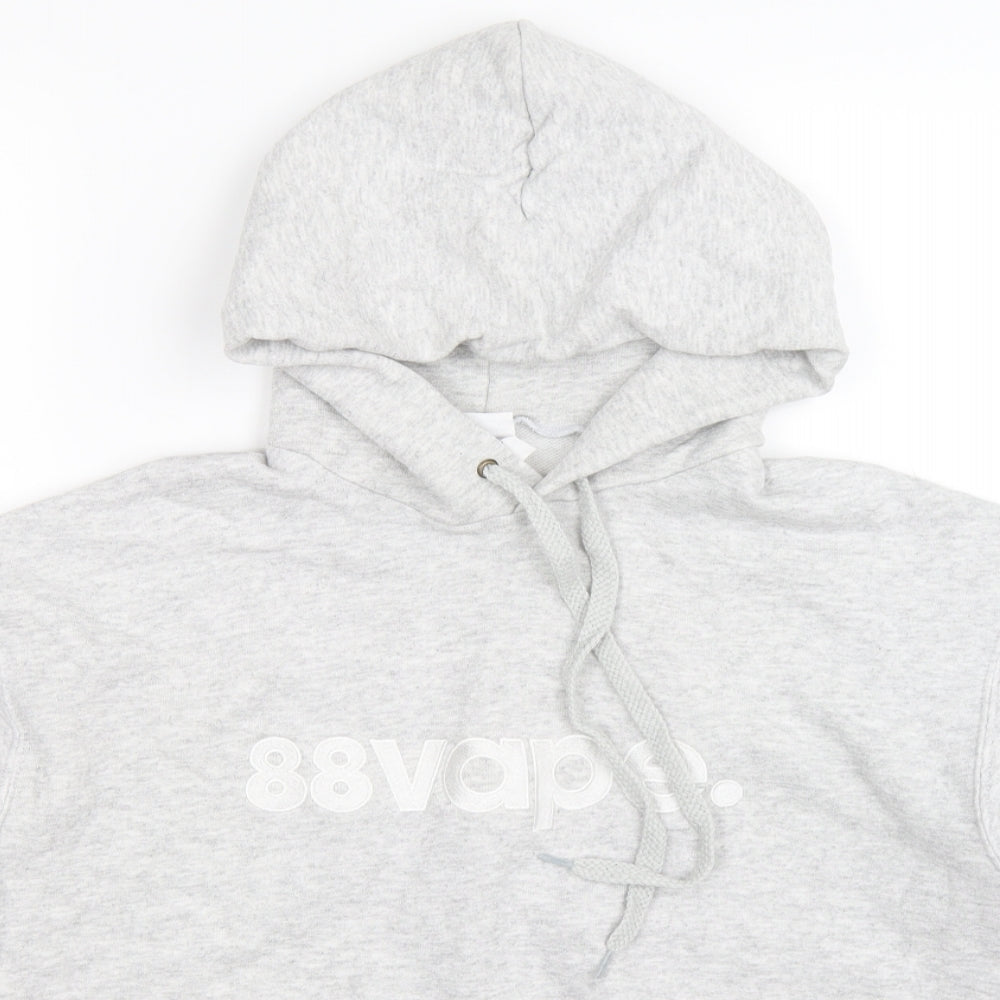 Fruit of the Loom Mens Grey   Pullover Hoodie Size M
