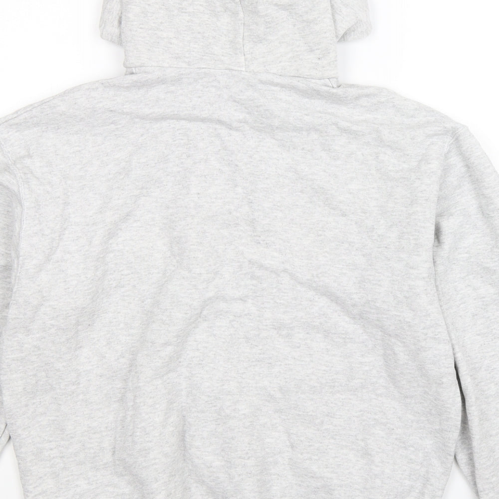 Fruit of the Loom Mens Grey   Pullover Hoodie Size M