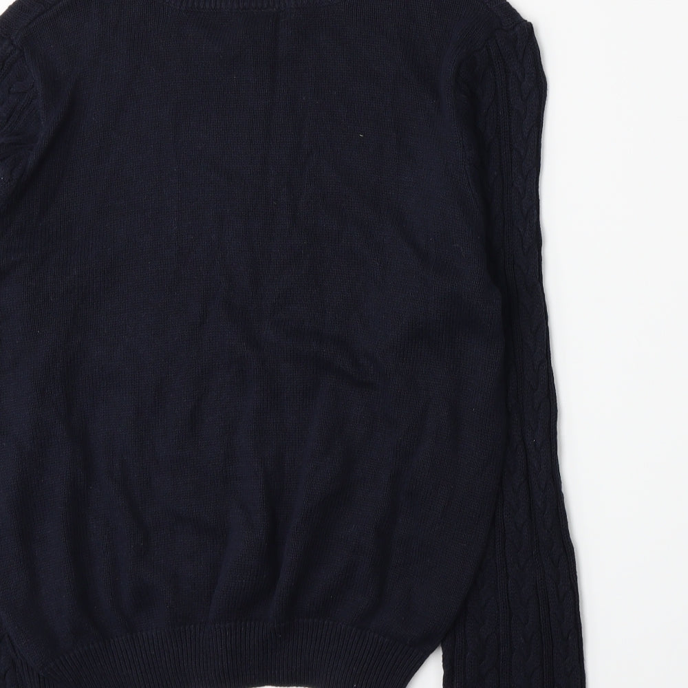 H&M Womens Blue  Knit Pullover Jumper Size L