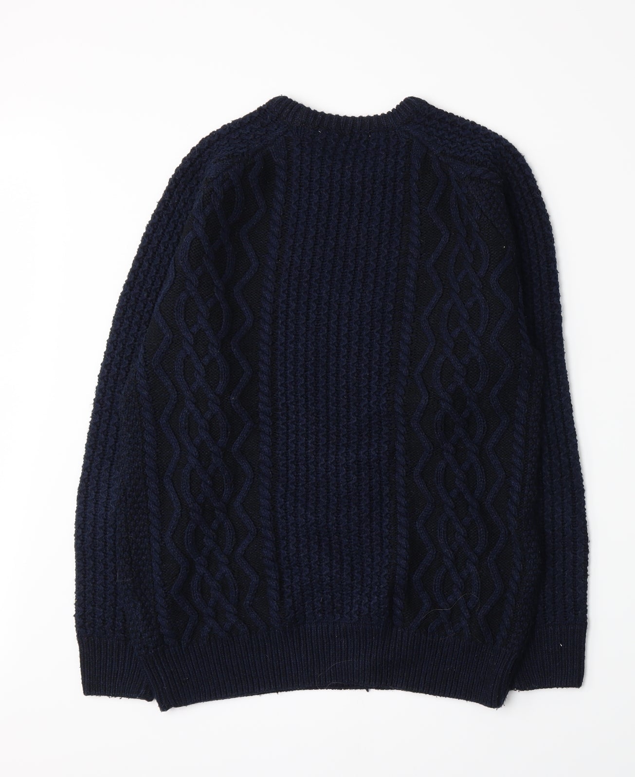 Cedar Wood State Mens Blue  Knit Pullover Jumper Size XS