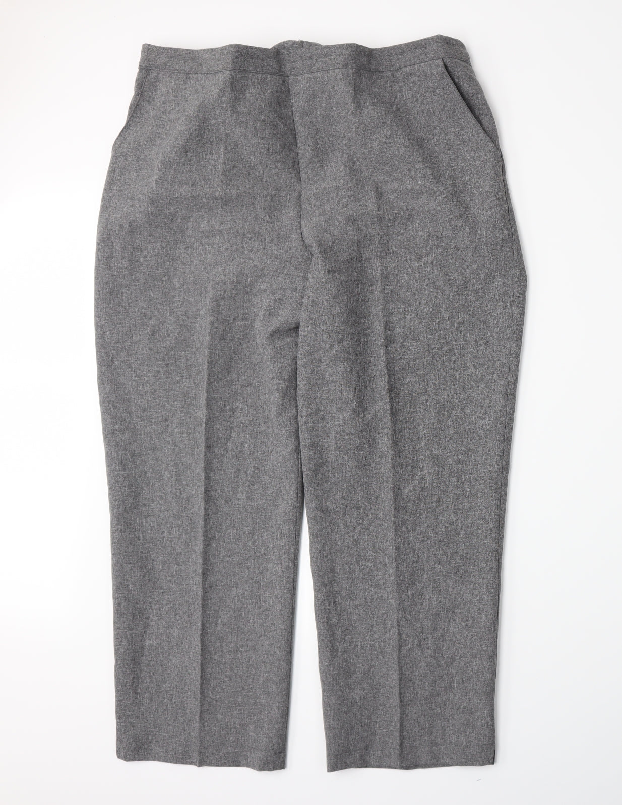 Emma Collection Womens Grey   Trousers  Size 20 L26 in