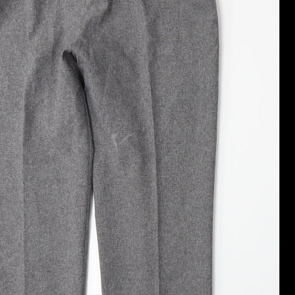 Brand and care label for Emma Collection women’s grey trousers, size UK 20, 26-inch leg