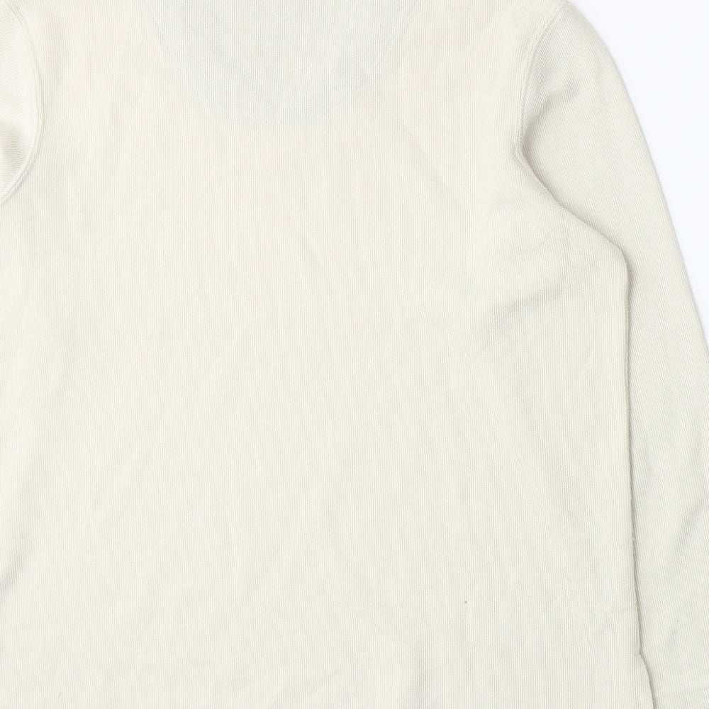 Bonmarché Womens Beige  Knit Pullover Jumper Size S