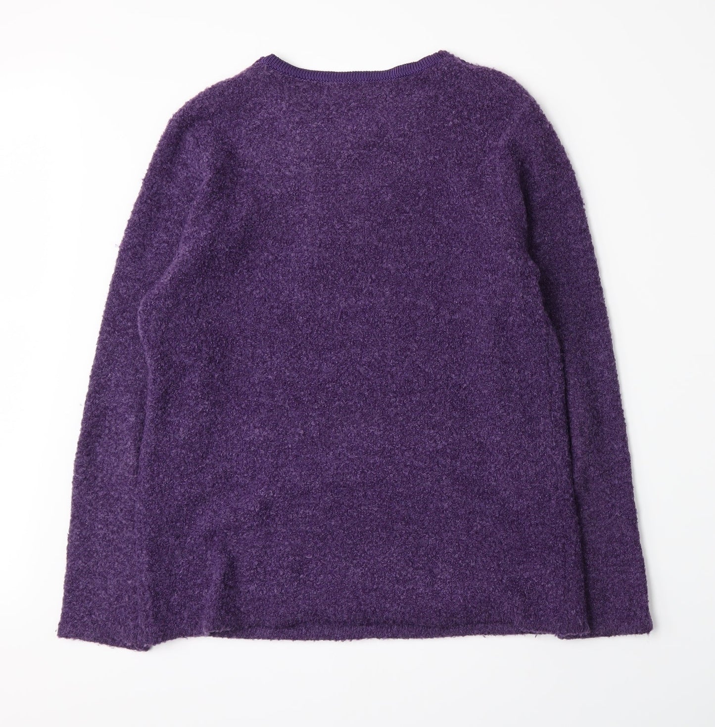 Fay Louise Womens Purple  Knit Pullover Jumper Size S