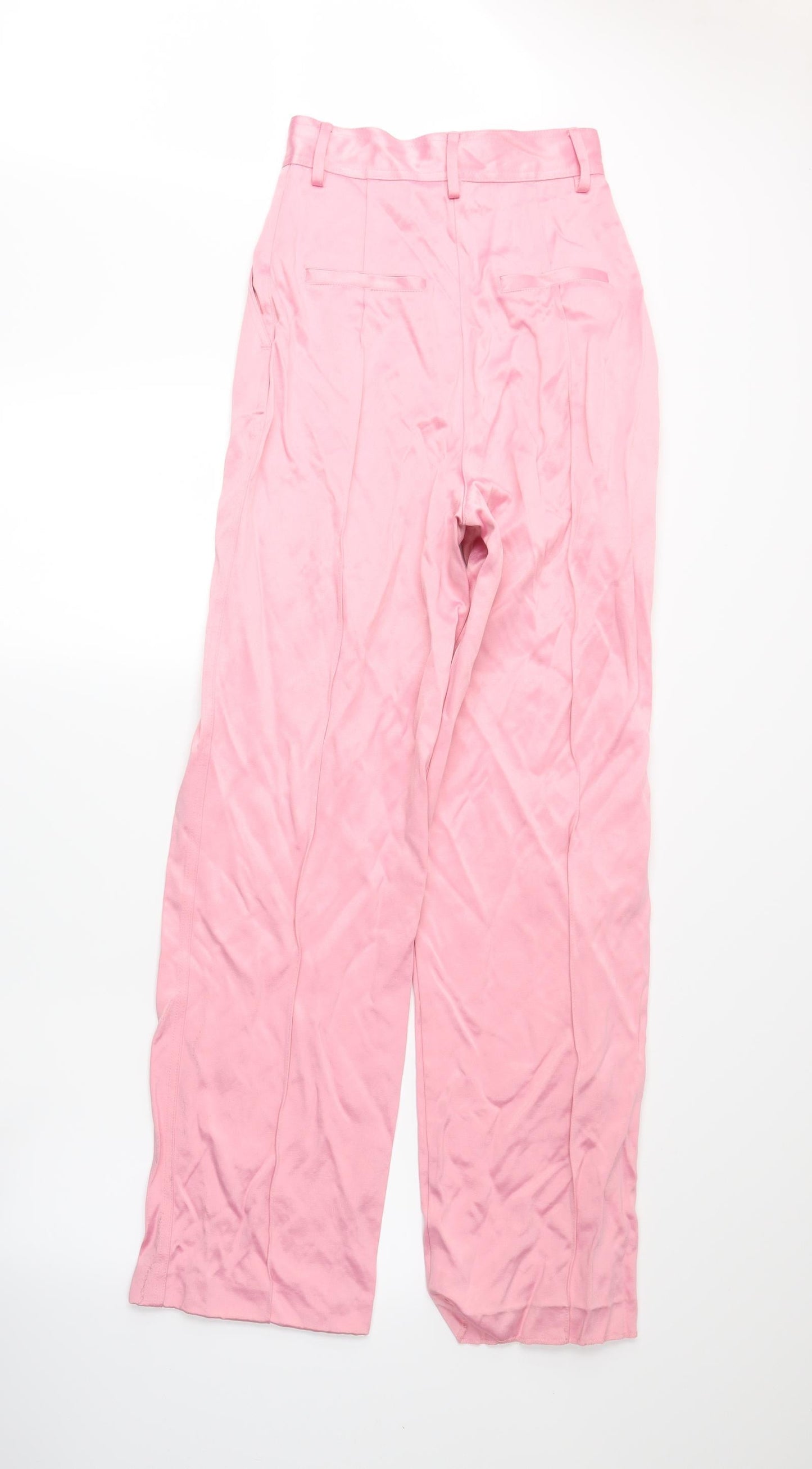 H&M Womens Pink   Trousers  Size 4 L28 in