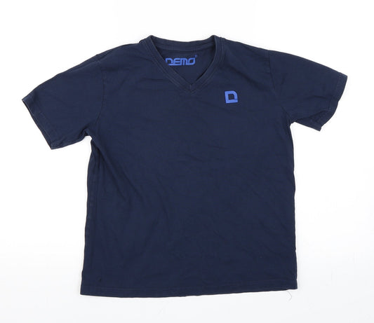 Demo Boys Blue   Basic T-Shirt Size 11-12 Years