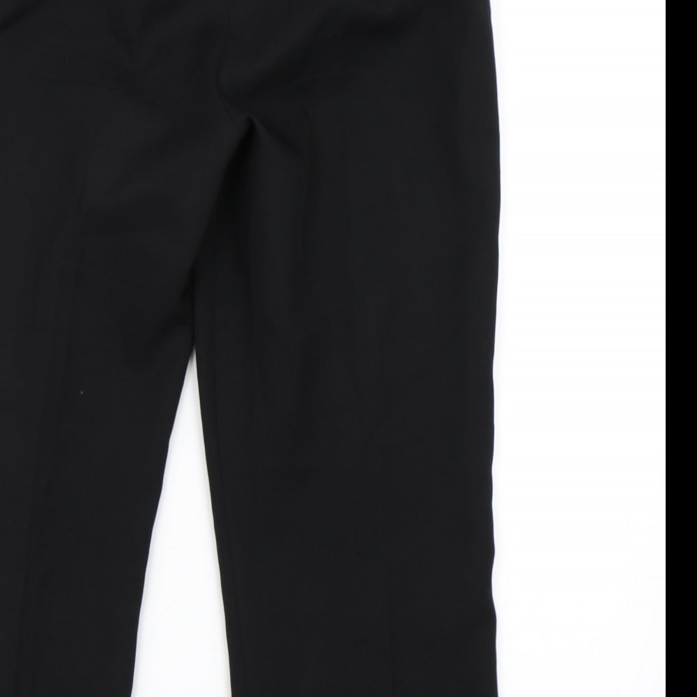 AMARANTO Womens Black   Trousers  Size 12 L21 in
