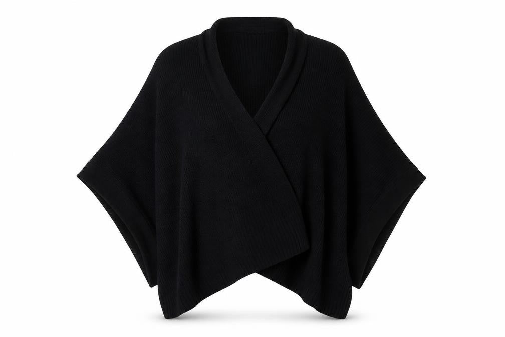 Peacocks Womens Black   Wrap Jumper One Size