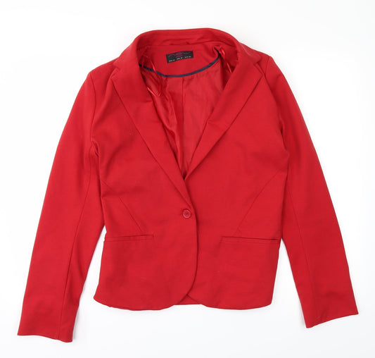 New Look Womens Red   Jacket  Size 12