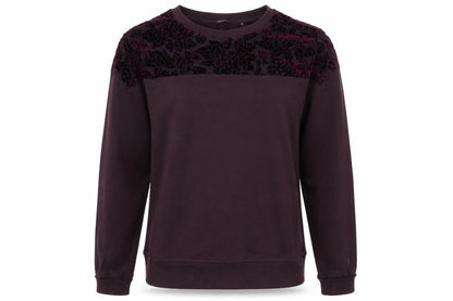 Front view of Next women’s purple jumper, size UK 12