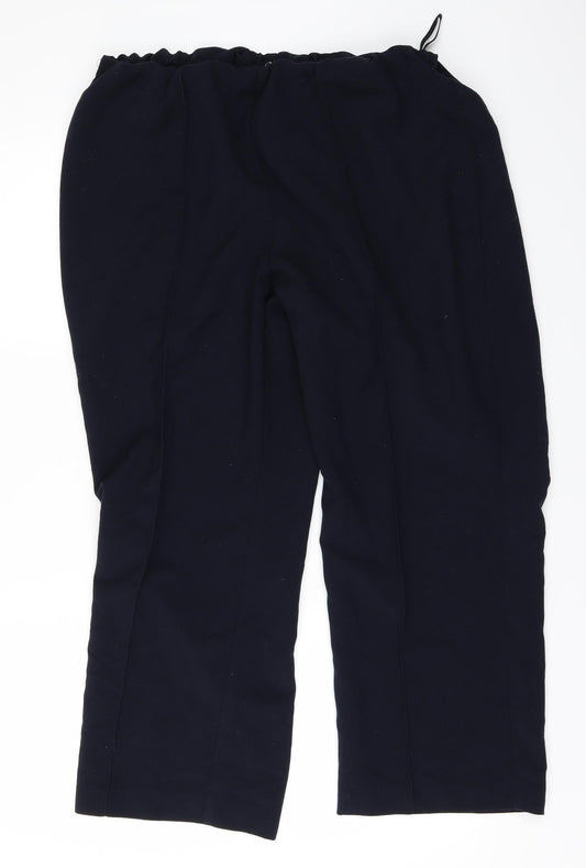 Bonmarché Womens Blue   Trousers  Size 18 L25 in