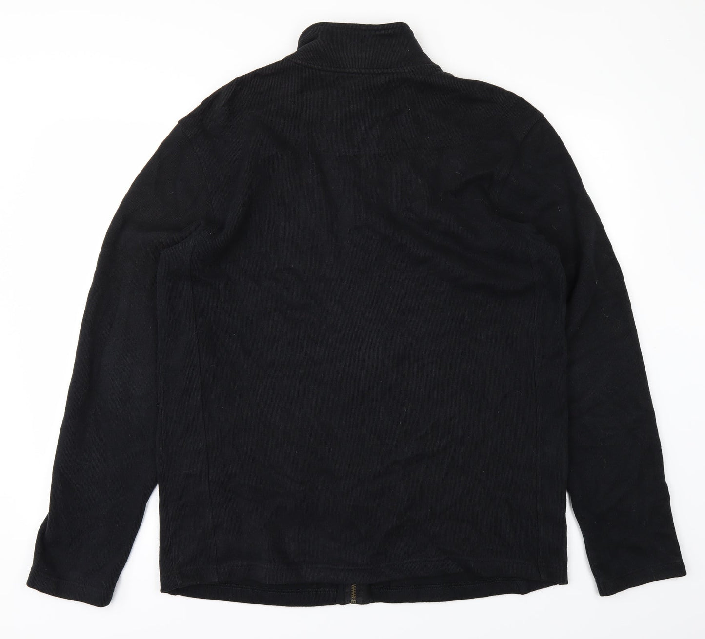 Easy Mens Black   Full Zip Jumper Size M