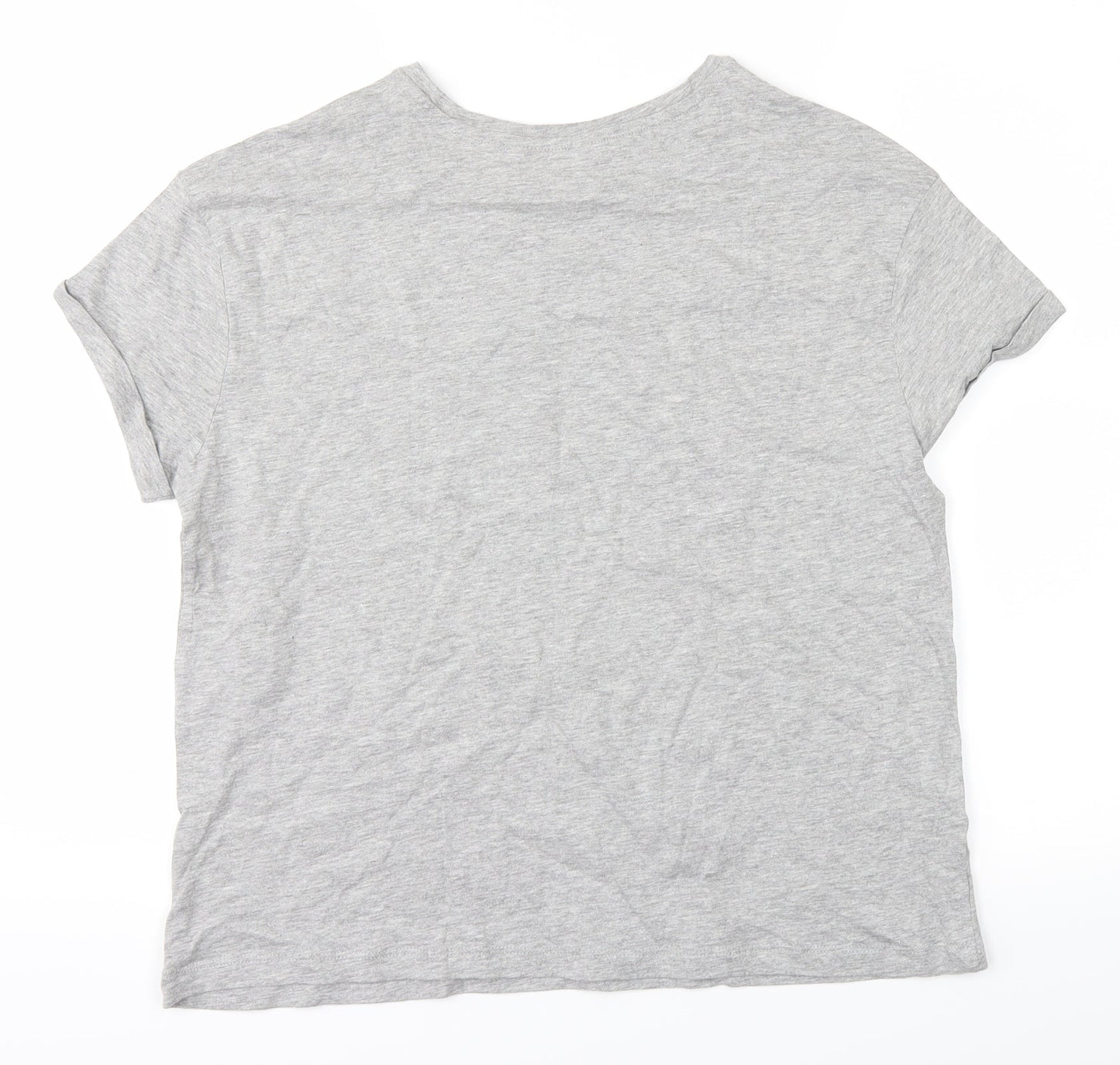 Marks and Spencer Womens Grey   Basic T-Shirt Size M