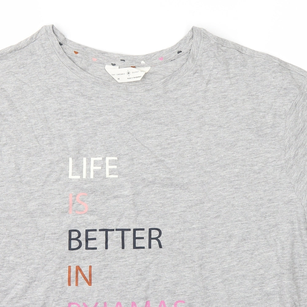 Marks and Spencer Womens Grey   Basic T-Shirt Size M