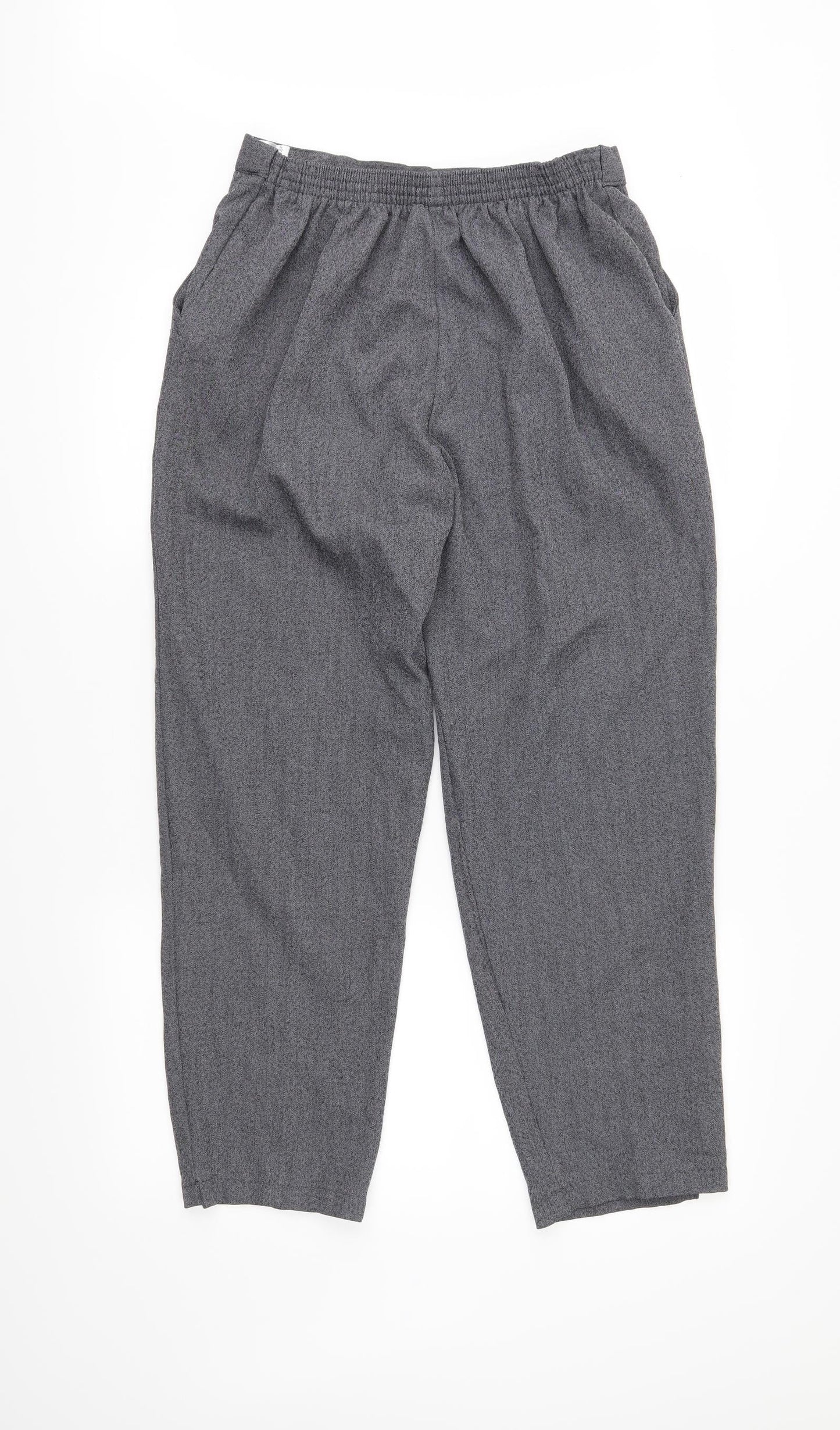 Autonomy Womens Grey   Cropped Trousers Size 16 L27 in
