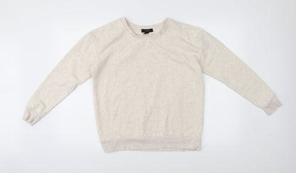 Additional front view of Atmosphere women’s beige jumper, size UK 12