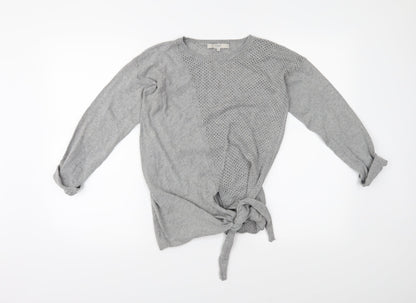 Additional front view of Next women’s grey jumper, size UK 10