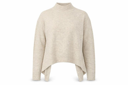 Front view of Tu women’s beige jumper, size UK 10
