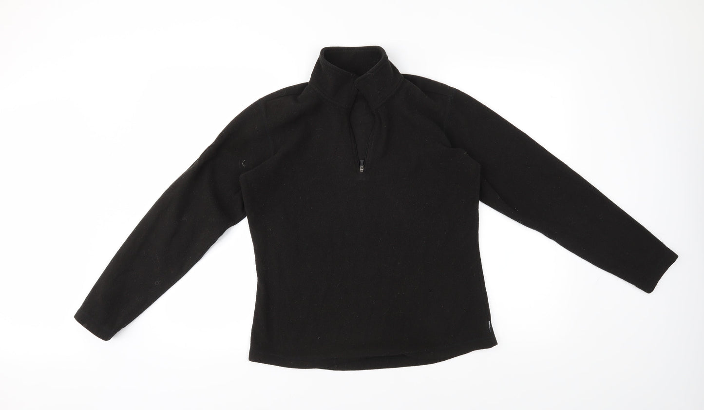 White Sierra Womens Black   Pullover Sweatshirt Size L