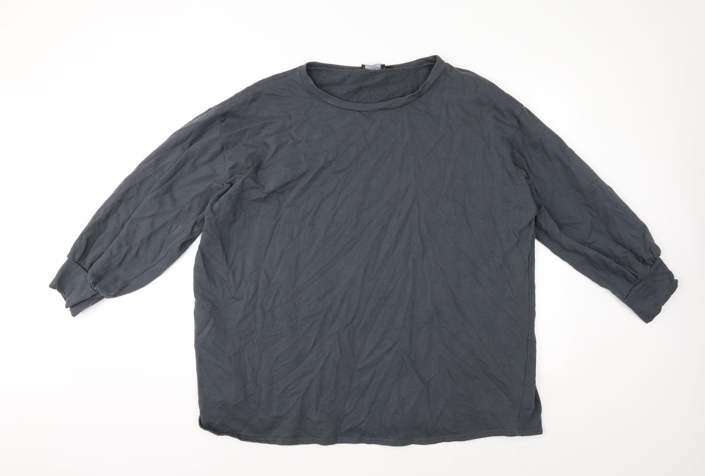 PRETTYLITTLETHING Womens Grey   Pullover Jumper Size 14