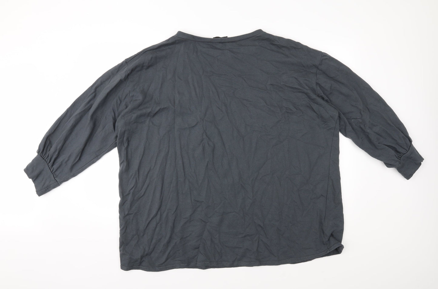 PRETTYLITTLETHING Womens Grey   Pullover Jumper Size 14