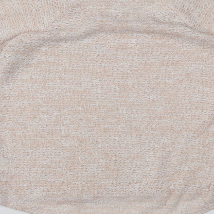 Brand and care label for Next women’s pink jumper, size UK 12