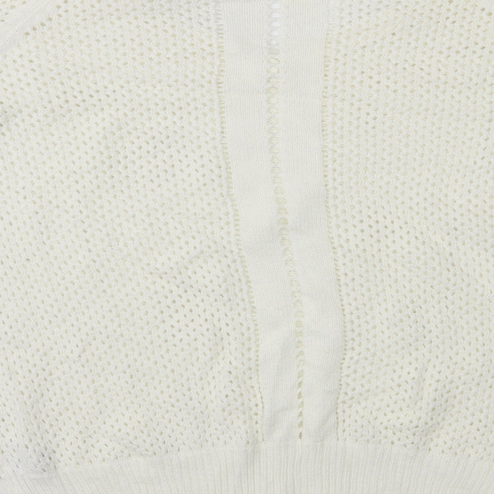 George Womens White   Pullover Jumper Size 14