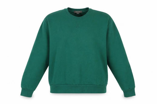 Front view of Primark women’s green jumper, size UK 6