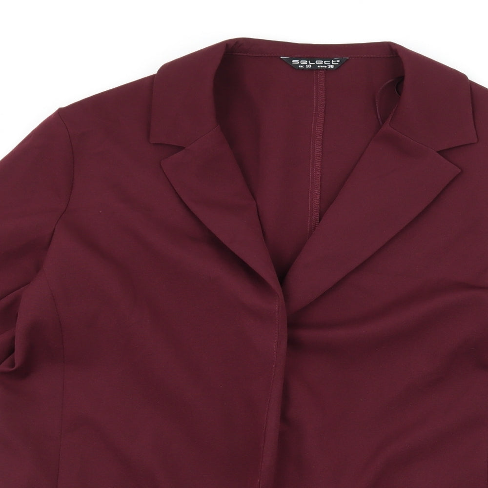 Select Womens Purple   Jacket Blazer Size 10
