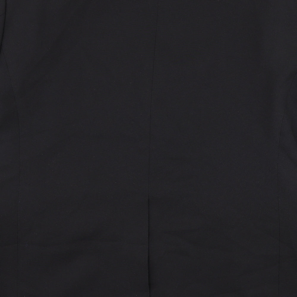 Jolliman Mens Black   Jacket Suit Jacket Size 38