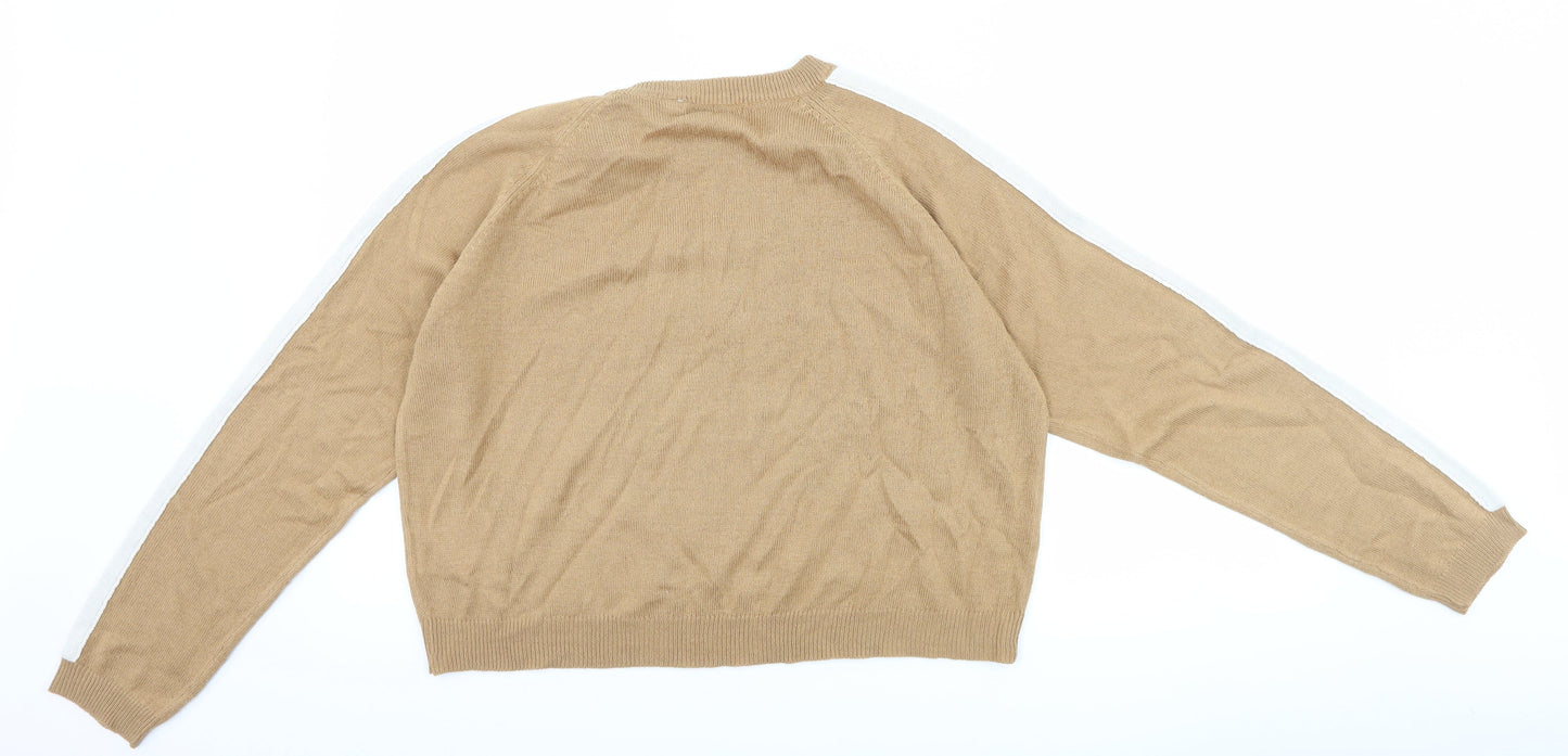 Brave Soul Womens Brown   Pullover Jumper Size M