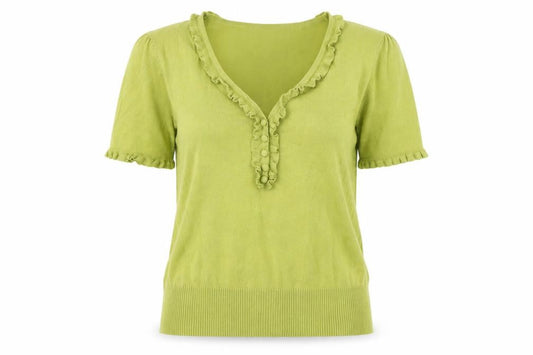 M&Co Womens Green   Basic T-Shirt Size L
