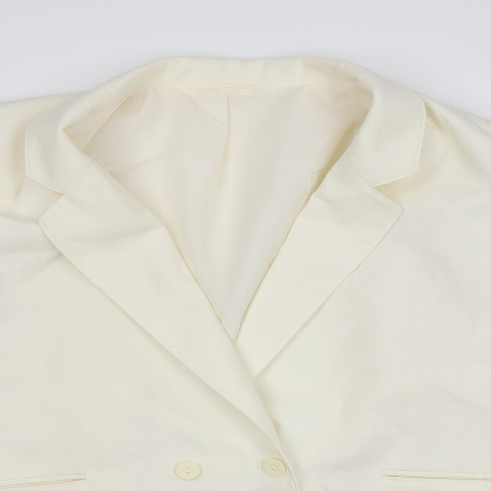 St michael Womens Yellow   Jacket  Size 16