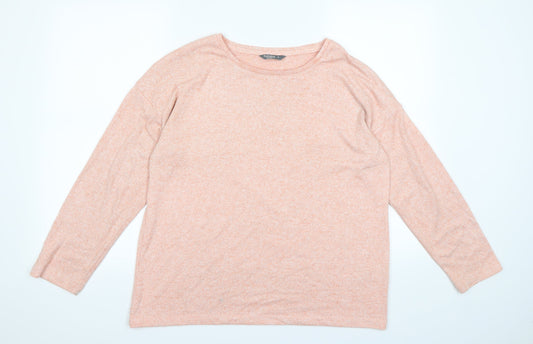 Nutmeg Womens Pink   Pullover Sweatshirt Size 12