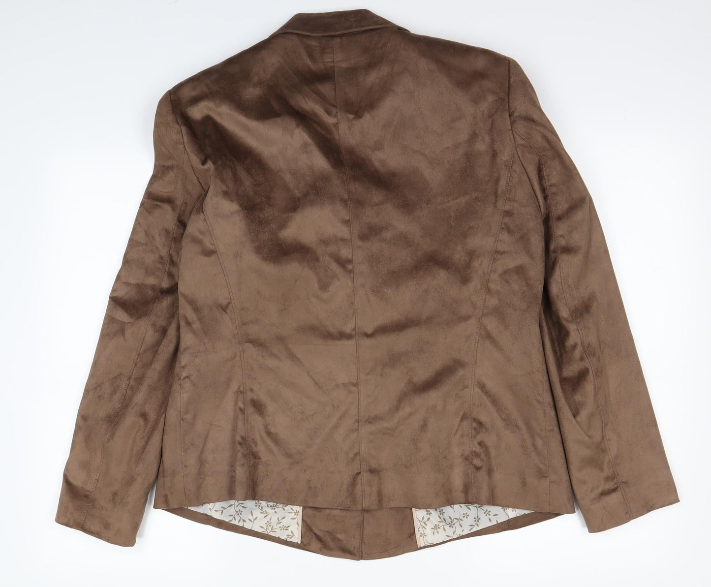 Klass Womens Beige   Jacket Coat Size 18  - Shoulder Pads