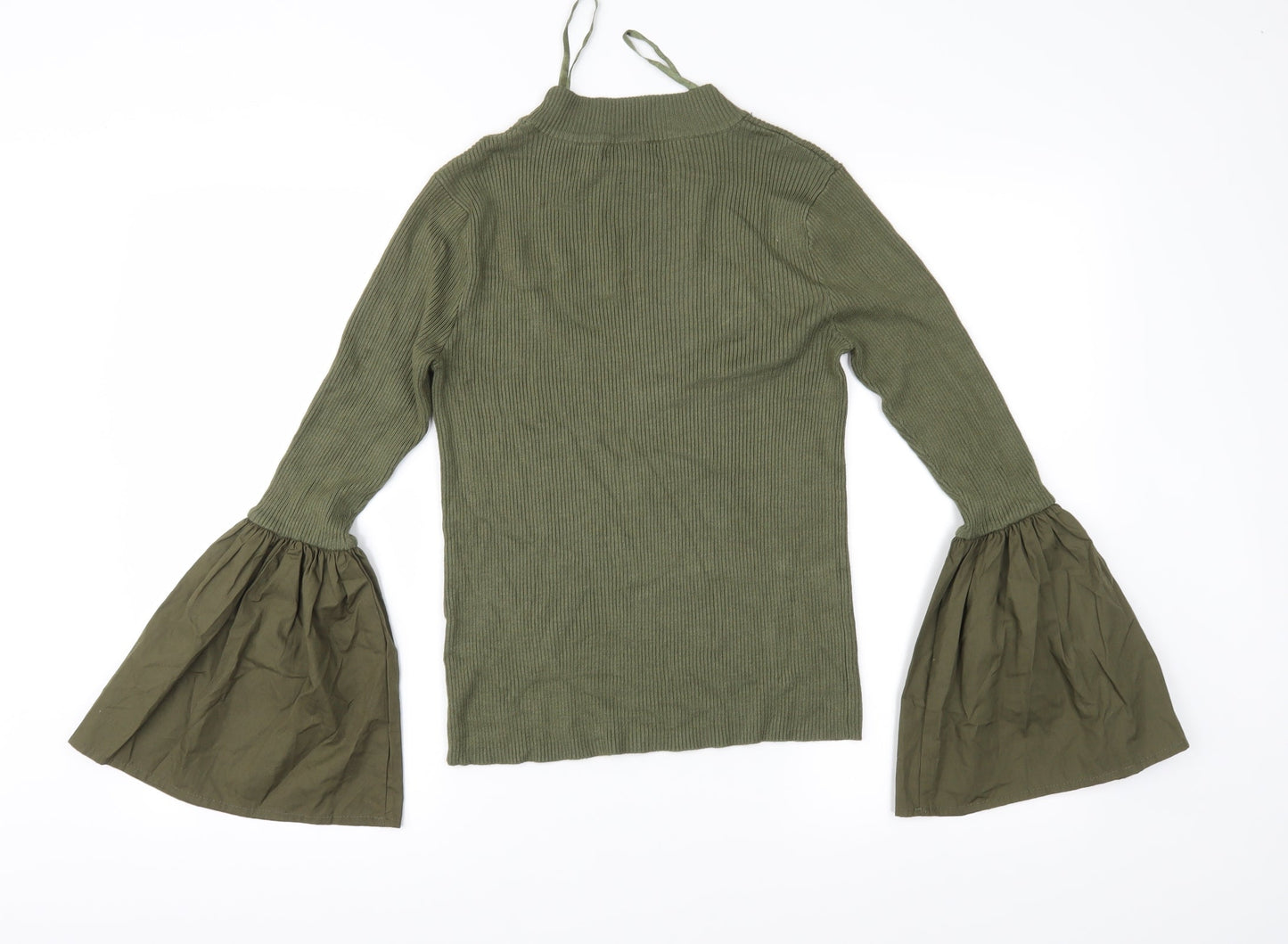 Primark Womens Green  Knit Pullover Jumper Size M