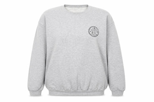 Sparks & Daughters Womens Grey  Jersey Pullover Sweatshirt Size XL