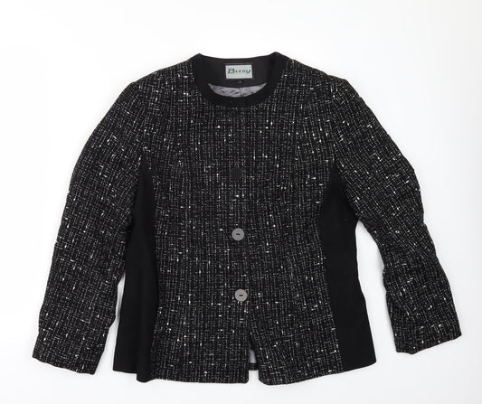 Busy Womens Black   Jacket  Size 14